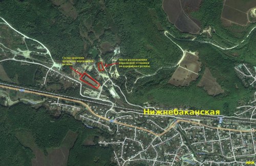 2016-08-30_Shema_Util-shin_Nijnebakanka_Схема расположения производства по переработке резины в станице Нижнебаканской - копия